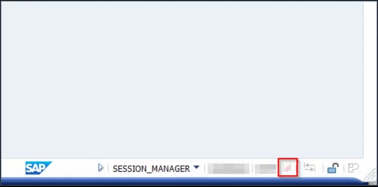 Scripting Enabled Indicator on SAP GUI Status Bar.